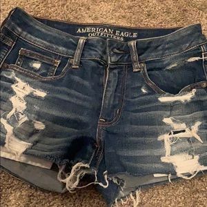 American eagle jean shorts